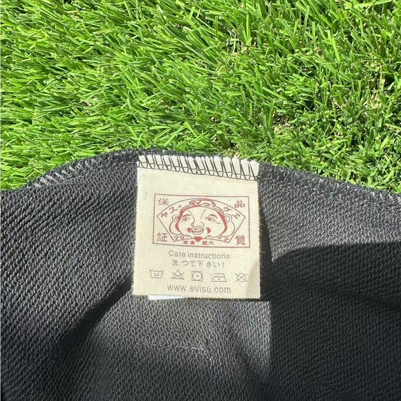 evlsu men's black colorblock cotton - Picture 5 of 10